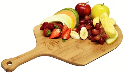 Bamboo Pizza Tray With Handle