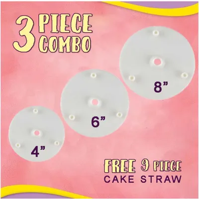 Double-Layer Cake Piling Bracket, Multi-Layer Fixed Gasket, Straw Support Frame