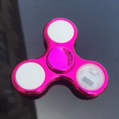Luminous LED Light Fidget Spinner Hand Top Spinners Glow in Dark Light