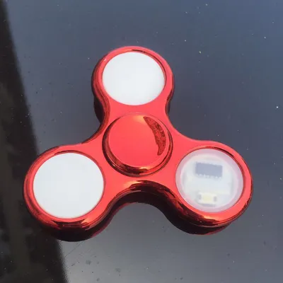 Luminous LED Light Fidget Spinner Hand Top Spinners Glow in Dark Light