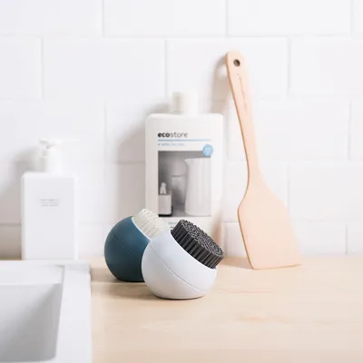 Spherical Standing Pot Brush Does Not Damage The Surface Kitchen Brush Simple Shape Dish Washing Utensil Brush