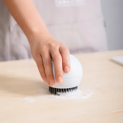 Spherical Standing Pot Brush Does Not Damage The Surface Kitchen Brush Simple Shape Dish Washing Utensil Brush