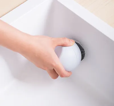 Spherical Standing Pot Brush Does Not Damage The Surface Kitchen Brush Simple Shape Dish Washing Utensil Brush