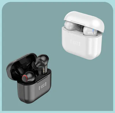 Touch Control Bluetooth Mini Earphones for Sports Music Stereo Digital Display in-ear Wireless Earbuds