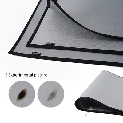 Outdoor Camping Fireproof Cloth Picnic Barbecue Heat Insulation Pad Flame Retardant High Temperature Resistant Silicone Coating Fiberglass Fire Blanket
