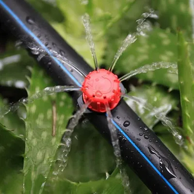 Little Red Riding Hood Dripper With Adjustable Flow Size And Detachable Sprinkler