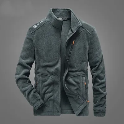 Men's Fleece Outdoor Cardigan Sweater Men's and Women's Polar Fleece Jacket