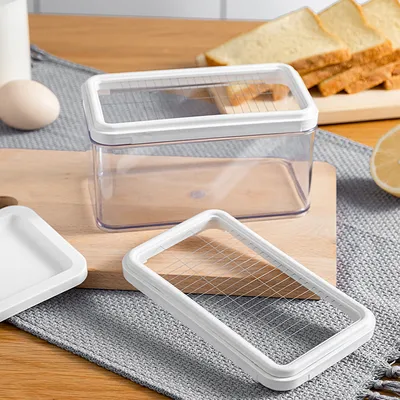Baking Stainless Steel Butter Cutter Cheese Fresh Keeping Cheese Storage Box