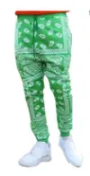 Printed Slim Running Men'S Casual Hip Hop Trend Flower Pants