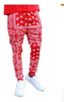 Printed Slim Running Men'S Casual Hip Hop Trend Flower Pants