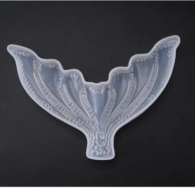 Crystal Epoxy Mould Three Dimensional Big Fish Tail Mould
