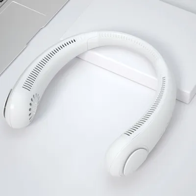 Leafless Hanging Neck Fan Usb Charging Lazy Silent  Fan
