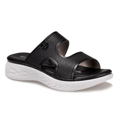 Bohemian Thick-Soled Casual Beach Solid Color Slippers Women