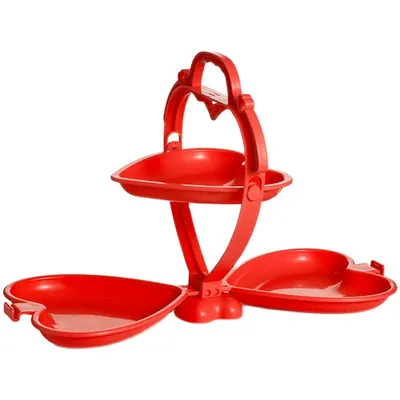 Creative Folding Home Heart-Shaped Candy Tray