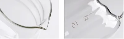 Hand-Made Coffee Pot Set, Household Drip-Type Filter Cup, Glass Sharing Pot, Coffee Filter, Narrow-Necked Pot Combination