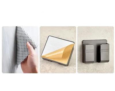 Mobile Phone Charging Storage Rack Punch-free Sticky Storage Box