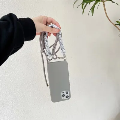 Back Cover For 11 12 Pro Max, With Lanyard Chain, Acrylic, For  XR XS Max 7 8 Plus X