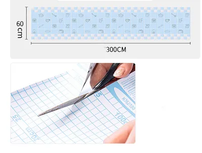 Cartoon Self-adhesive Wallpaper Kitchen High Temperature Resistant, Easy To Scrub, Oil Proof Stickers, Non-fading, Refurbished Decorative Wallpaper Stickers Thick