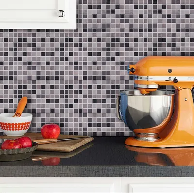 3D Bohemian Wind Wall Paste Kitchen Porch Retro Wall Paste Waterproof Moisture-Proof Antibacterial Self-Adhesive