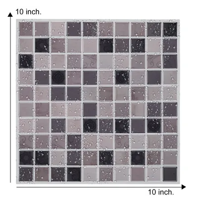 3D Bohemian Wind Wall Paste Kitchen Porch Retro Wall Paste Waterproof Moisture-Proof Antibacterial Self-Adhesive