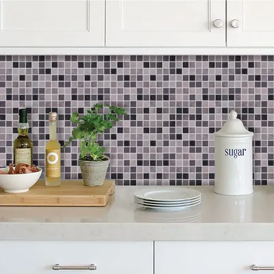 3D Bohemian Wind Wall Paste Kitchen Porch Retro Wall Paste Waterproof Moisture-Proof Antibacterial Self-Adhesive