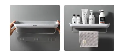 Wall-Mounted Bathroom Racks, Bathroom Storage Racks, Kitchen Racks, Bathroom Storage Racks