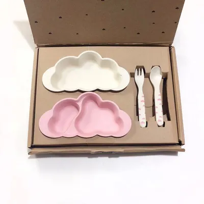 The Fiber Tableware Bamboo Cloud Of The Orange House