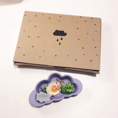 The Fiber Tableware Bamboo Cloud Of The Orange House