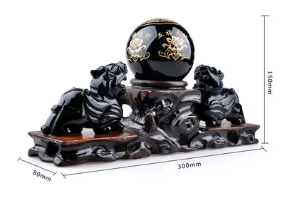 Obsidian Pixiu Array Decoration Six-Character Mantra Office And Home Decoration