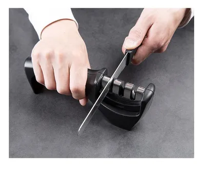 Manual Quick Sharpener, Household Fixed Angle Sharpening Stone, Diamond Portable Sharpening Artifact, Kitchen Tool