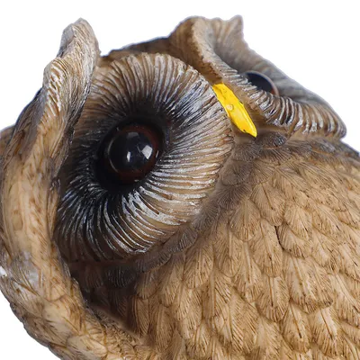 Resin Decoration Owl Easter Outdoor Creative Props Crafts Cartoon Animal Pendant