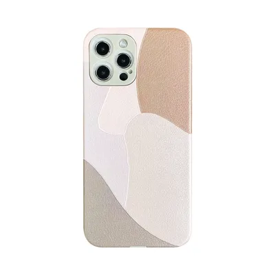 Geometric Stitching Color Cell Phone Case Soft