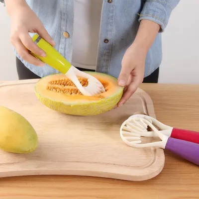 Multi-fruit Slices Flesh Digging Spoon Melon Go Fruit Capsule Kiwi Dragon Fruit Cut Into Strips