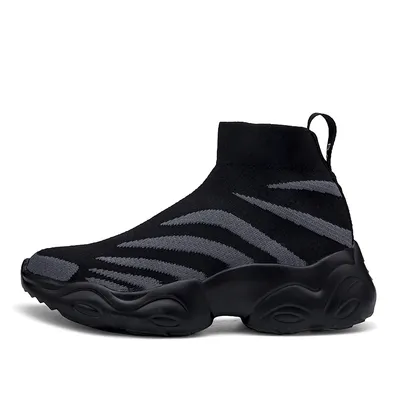 Casual Stretch High-top Flying Woven Women's Shoes