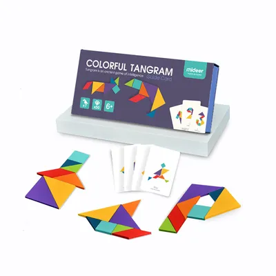 Children's Board Game Creative Tangram Puzzle Wooden Toy