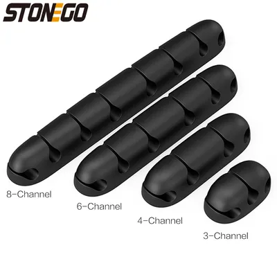 Desktop Data Cable Organizer Silicone Creative Gift Storage Cable Winder Plug Holder