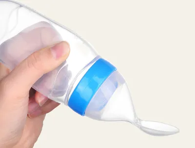 Baby Spoon Bottle Feeder Dropper Silicone Spoons for Feeding Medicine Kids Toddler Cutlery Utensils Children Accessories Newborn