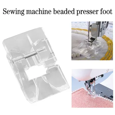 Household Electric Multifunctional Sewing Machine With Beaded String Presser Foot, Beaded With Bead Presser Foot