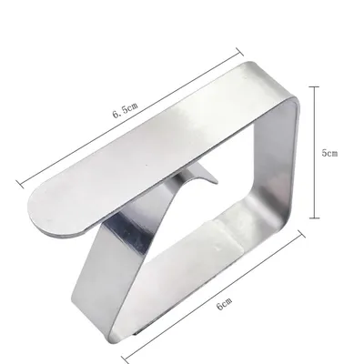 Thick Stainless Steel Tablecloth Clip Butterfly Flower Tablecloth Clip Tablecloth Fixing Clip Leaf Moon Non-slip Dining Table Clip