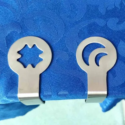 Thick Stainless Steel Tablecloth Clip Butterfly Flower Tablecloth Clip Tablecloth Fixing Clip Leaf Moon Non-slip Dining Table Clip