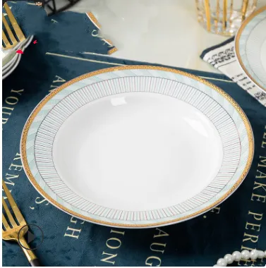 Bowl Household Tableware Ceramic Dishes Plate Single Free Matching Rice Bowl Set Bowl Gift Bone China Noodle Soup Bowl