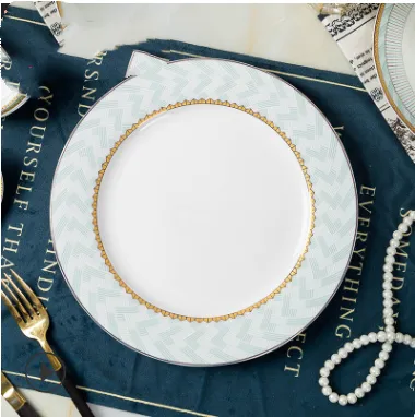 Bowl Household Tableware Ceramic Dishes Plate Single Free Matching Rice Bowl Set Bowl Gift Bone China Noodle Soup Bowl