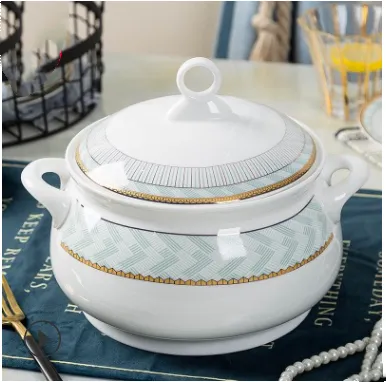 Bowl Household Tableware Ceramic Dishes Plate Single Free Matching Rice Bowl Set Bowl Gift Bone China Noodle Soup Bowl