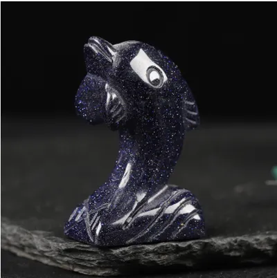 Foreign Trade Cross-Border Exclusively For A Variety Of Crystal Cute Dolphin Crafts, Animal Carvings, Crystal Ornaments, Decorations