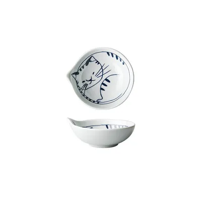 Japanese Cartoon Tableware Cute Cat  And High Value Household Water Drop Rice Bowl