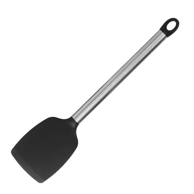 Stainless Steel Silicone Non-Stick Spatula Spoon High Temperature Resistant 11 Piece Set With Kitchen Bucket