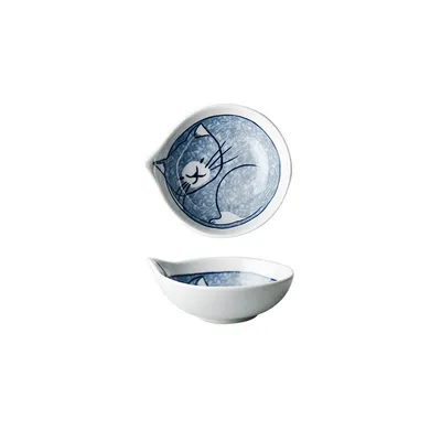 Japanese Cartoon Tableware Cute Cat  And High Value Household Water Drop Rice Bowl