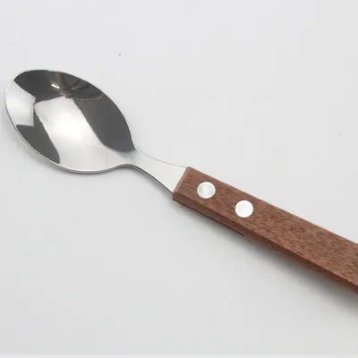 Stainless Steel Wooden Handle Pastry Tableware
