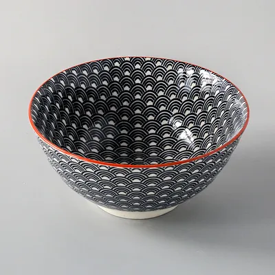 Japanese Style Ceramic Soup Bowl, Large Bowl, Instant Noodle Bowl, Ceramic Bowl For Soup, 8-Inch Household Noodle Soup Bowl, Ramen Bowl