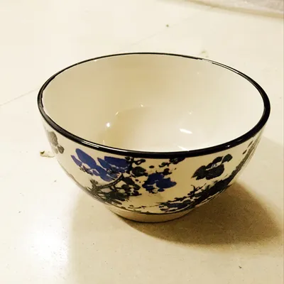 Retro Plum Blossom Household Ceramic Bowl